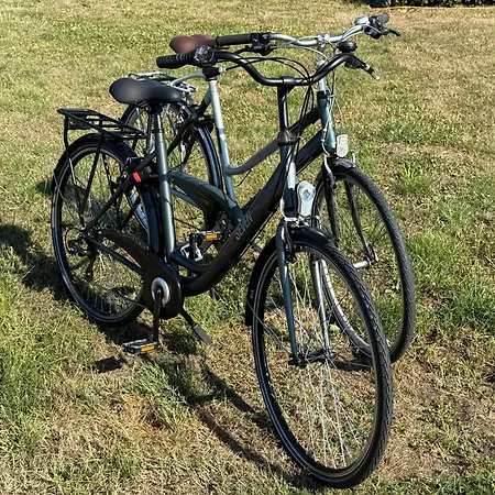 Chalé Luxe Op 5-sterren Camping, 4p, Ruime Veranda, 2 Fietsen